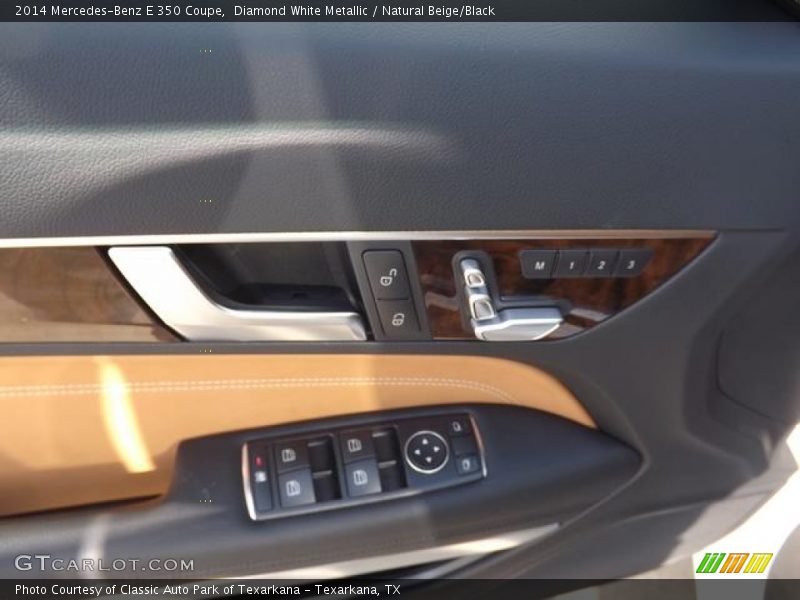 Diamond White Metallic / Natural Beige/Black 2014 Mercedes-Benz E 350 Coupe