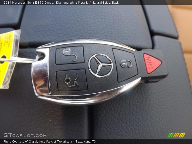 Diamond White Metallic / Natural Beige/Black 2014 Mercedes-Benz E 350 Coupe