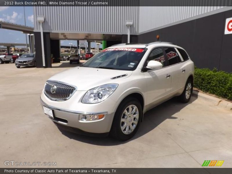 White Diamond Tricoat / Cashmere 2012 Buick Enclave FWD