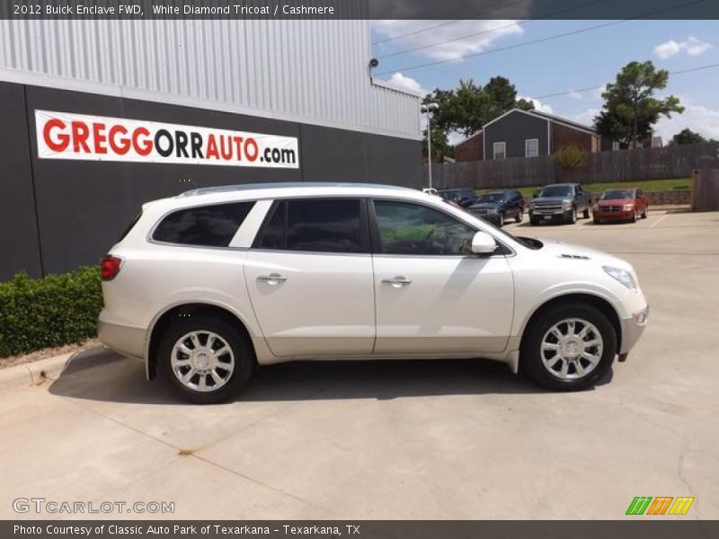 White Diamond Tricoat / Cashmere 2012 Buick Enclave FWD
