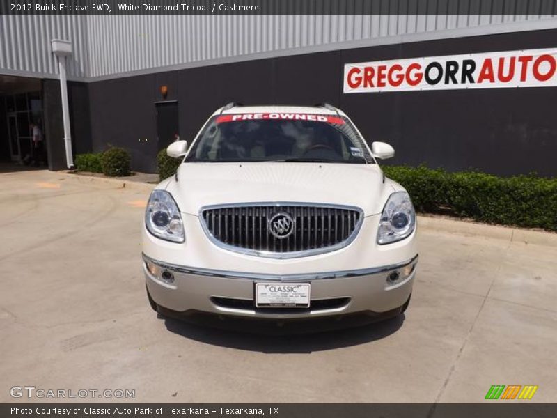 White Diamond Tricoat / Cashmere 2012 Buick Enclave FWD