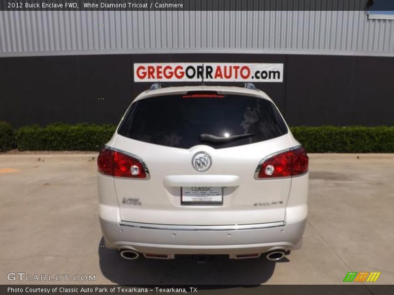 White Diamond Tricoat / Cashmere 2012 Buick Enclave FWD