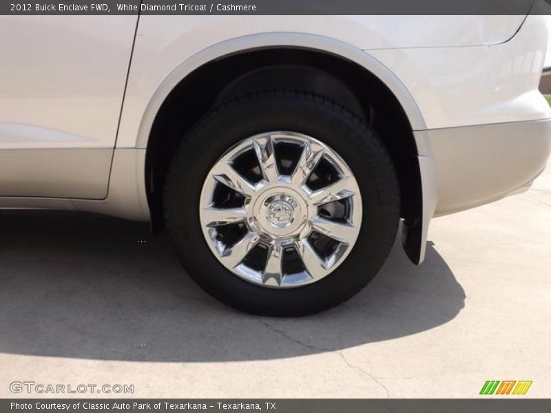 White Diamond Tricoat / Cashmere 2012 Buick Enclave FWD