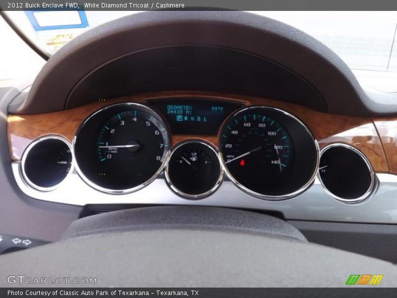 White Diamond Tricoat / Cashmere 2012 Buick Enclave FWD