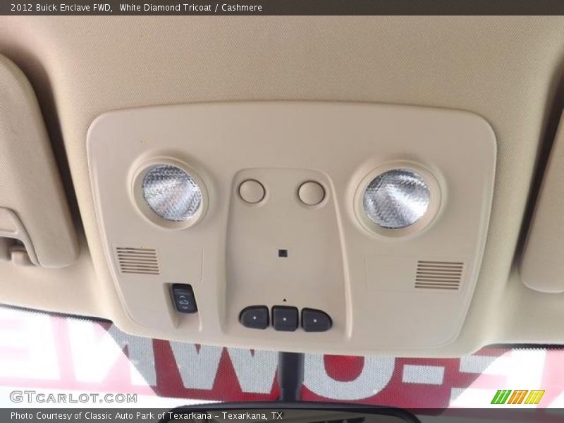 White Diamond Tricoat / Cashmere 2012 Buick Enclave FWD