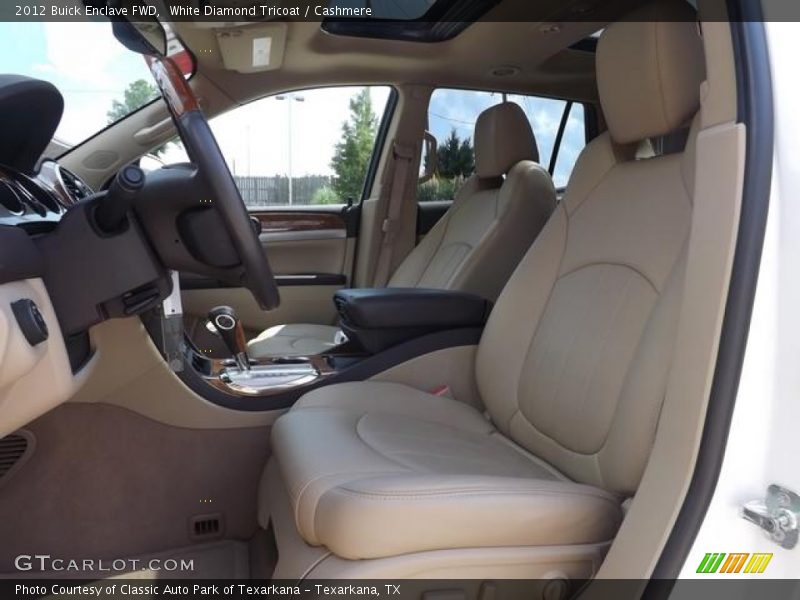 White Diamond Tricoat / Cashmere 2012 Buick Enclave FWD