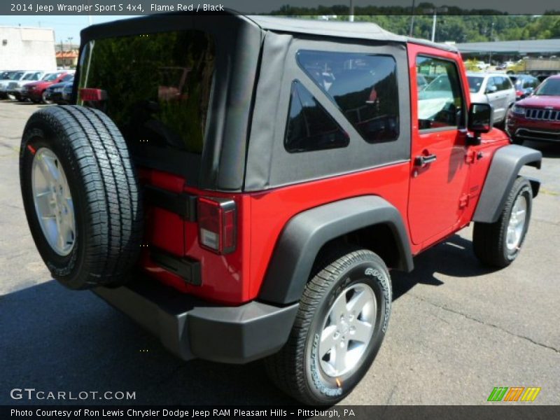Flame Red / Black 2014 Jeep Wrangler Sport S 4x4