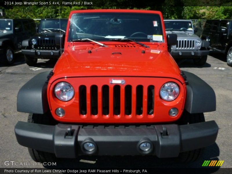 Flame Red / Black 2014 Jeep Wrangler Sport S 4x4