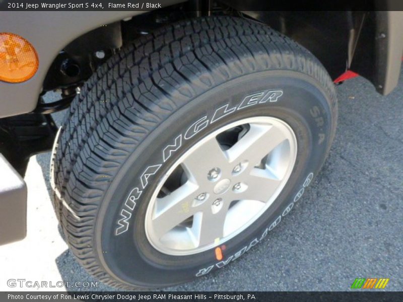 Flame Red / Black 2014 Jeep Wrangler Sport S 4x4