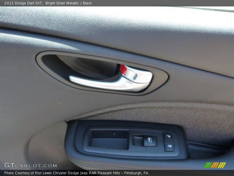 Bright Silver Metallic / Black 2013 Dodge Dart SXT