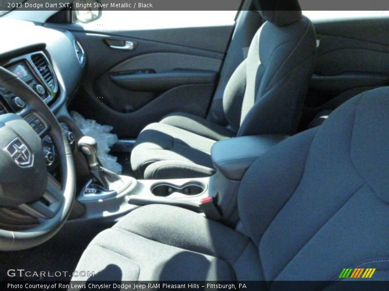 Bright Silver Metallic / Black 2013 Dodge Dart SXT