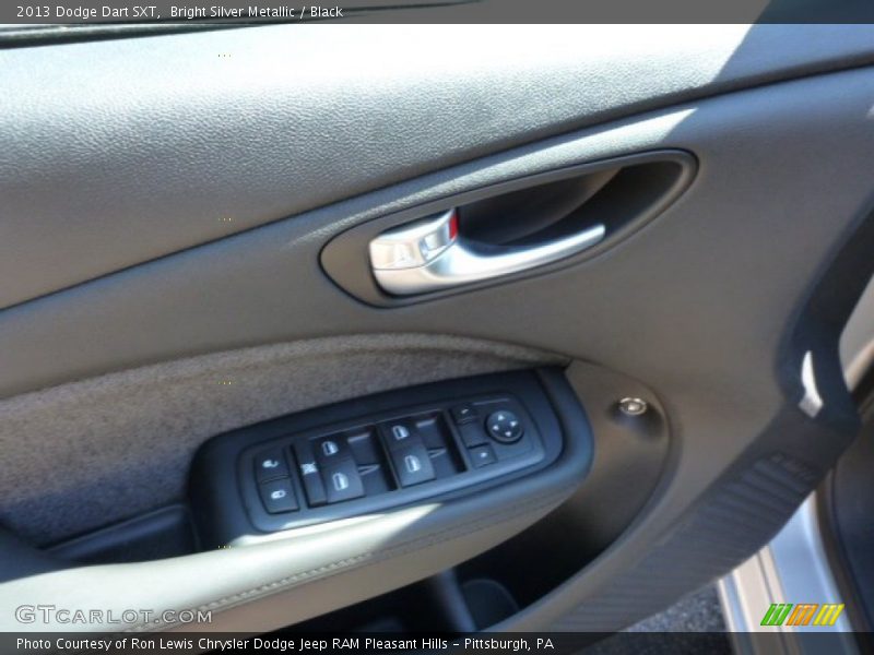 Bright Silver Metallic / Black 2013 Dodge Dart SXT