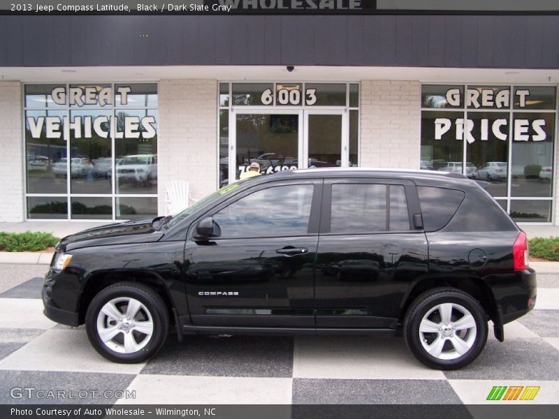 Black / Dark Slate Gray 2013 Jeep Compass Latitude