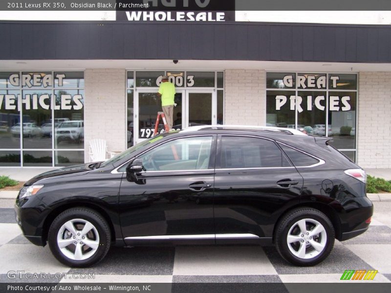 Obsidian Black / Parchment 2011 Lexus RX 350