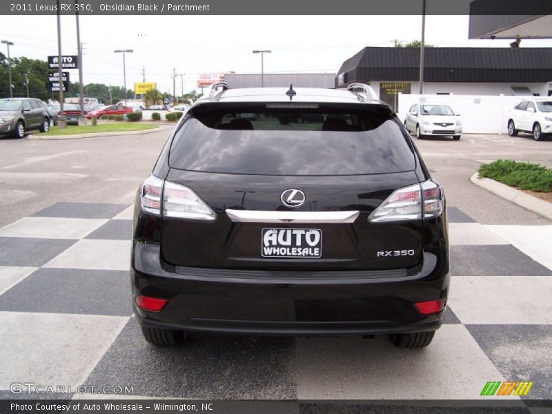 Obsidian Black / Parchment 2011 Lexus RX 350