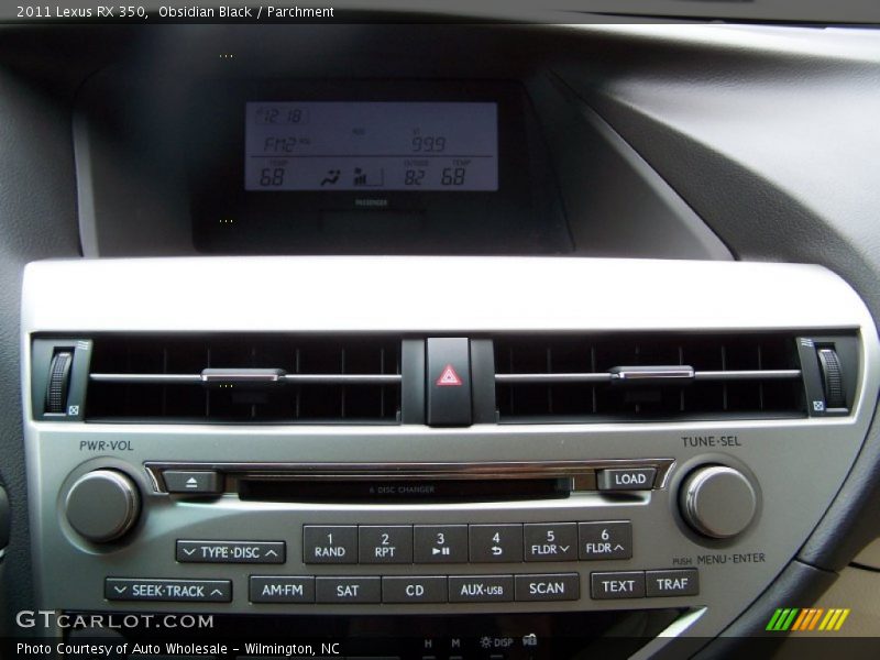 Obsidian Black / Parchment 2011 Lexus RX 350