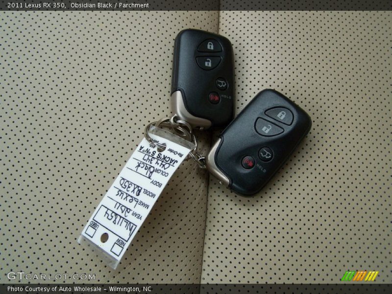 Obsidian Black / Parchment 2011 Lexus RX 350