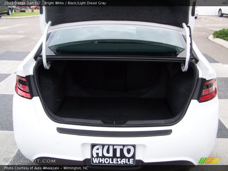 Bright White / Black/Light Diesel Gray 2013 Dodge Dart SXT