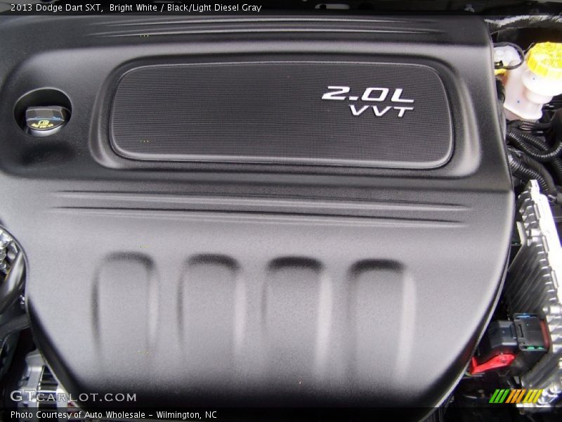 Bright White / Black/Light Diesel Gray 2013 Dodge Dart SXT
