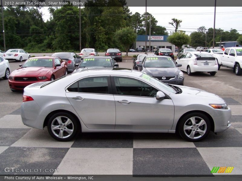 Silver Moon / Ebony 2012 Acura TSX Sedan