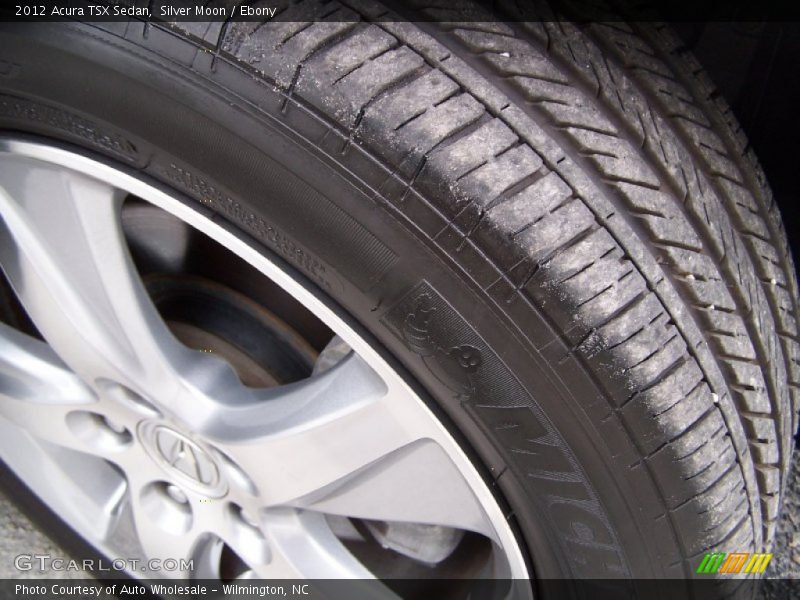 Silver Moon / Ebony 2012 Acura TSX Sedan