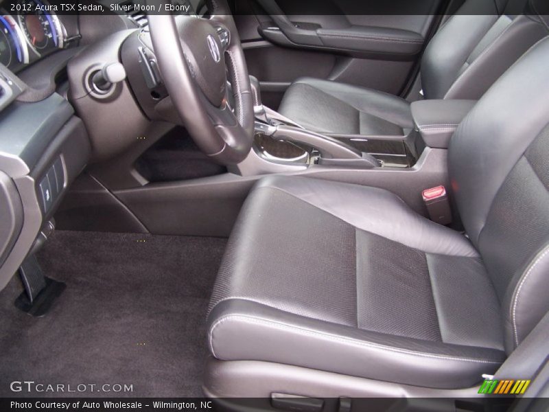 Silver Moon / Ebony 2012 Acura TSX Sedan