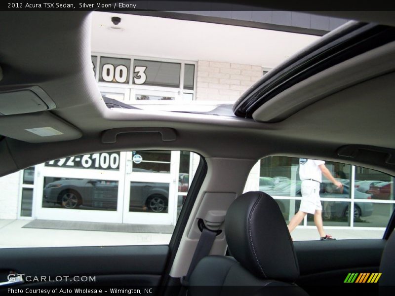 Silver Moon / Ebony 2012 Acura TSX Sedan
