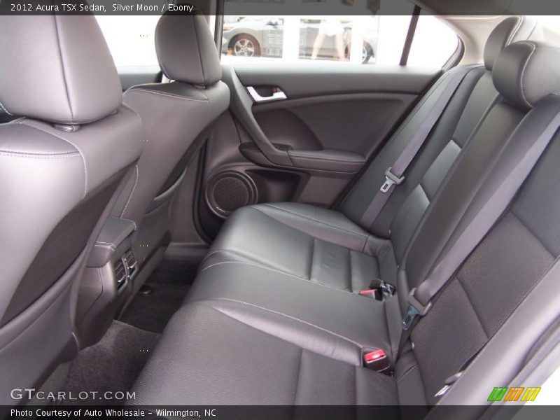 Silver Moon / Ebony 2012 Acura TSX Sedan