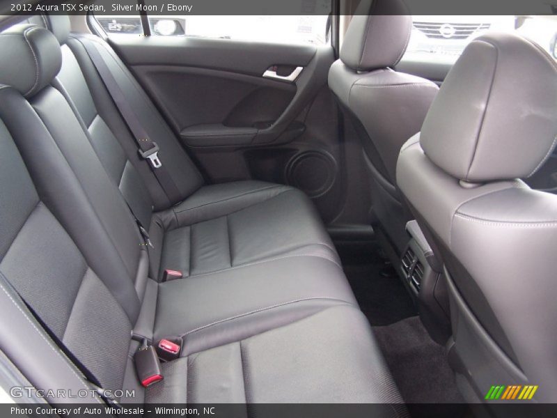 Silver Moon / Ebony 2012 Acura TSX Sedan