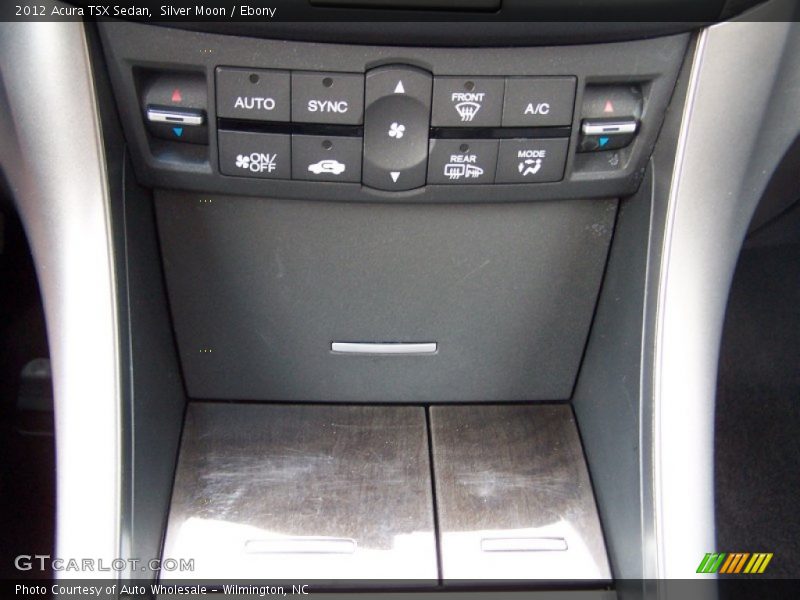 Silver Moon / Ebony 2012 Acura TSX Sedan