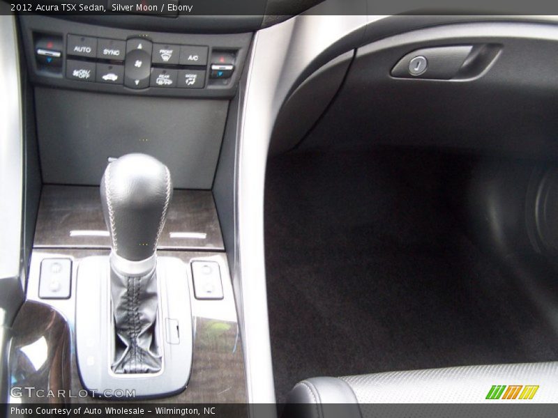 Silver Moon / Ebony 2012 Acura TSX Sedan