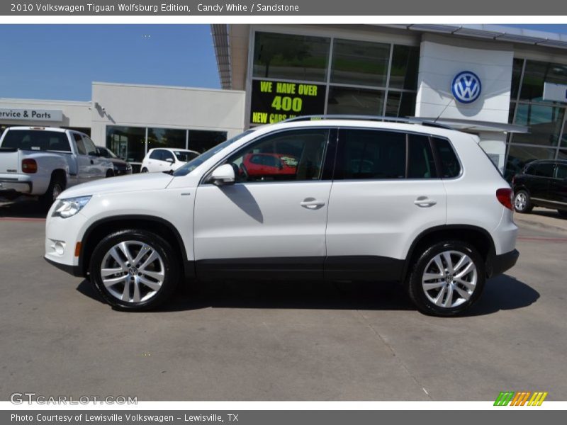 Candy White / Sandstone 2010 Volkswagen Tiguan Wolfsburg Edition
