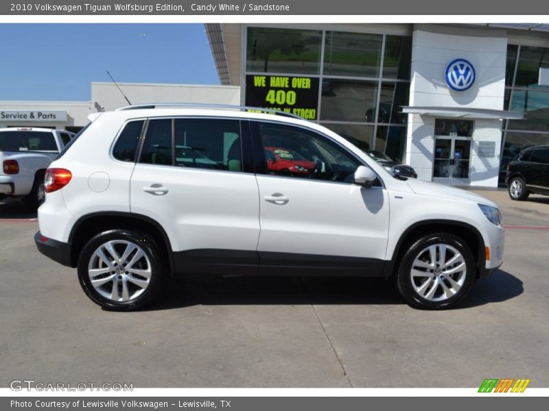 Candy White / Sandstone 2010 Volkswagen Tiguan Wolfsburg Edition