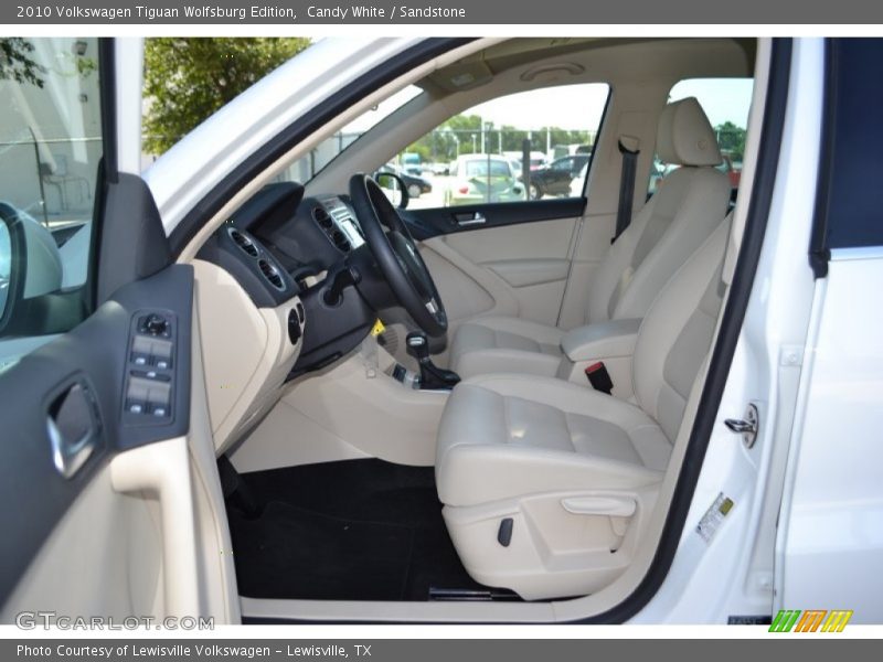 Candy White / Sandstone 2010 Volkswagen Tiguan Wolfsburg Edition