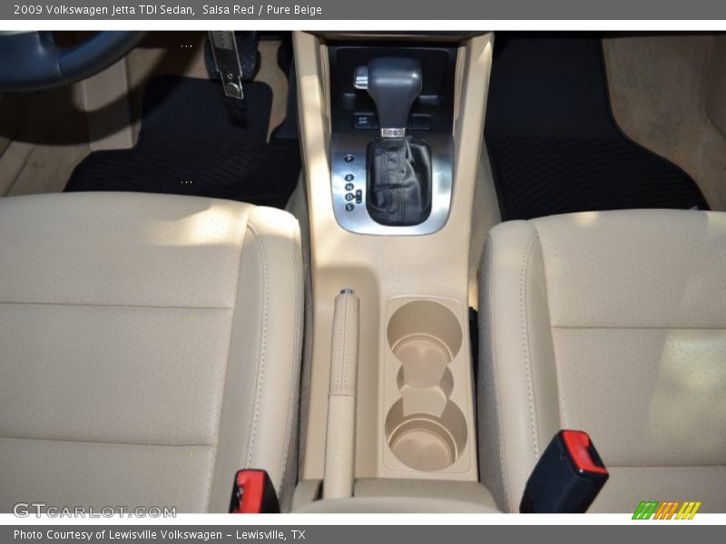 Salsa Red / Pure Beige 2009 Volkswagen Jetta TDI Sedan