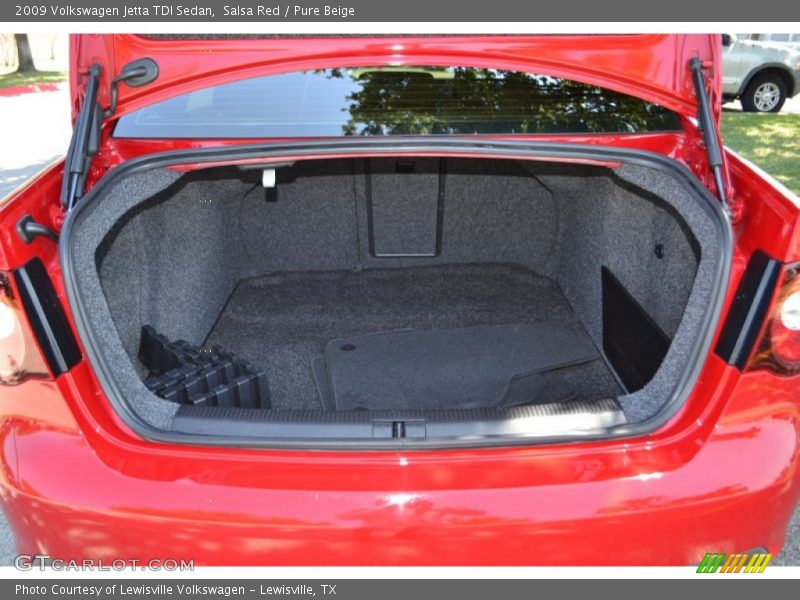 Salsa Red / Pure Beige 2009 Volkswagen Jetta TDI Sedan
