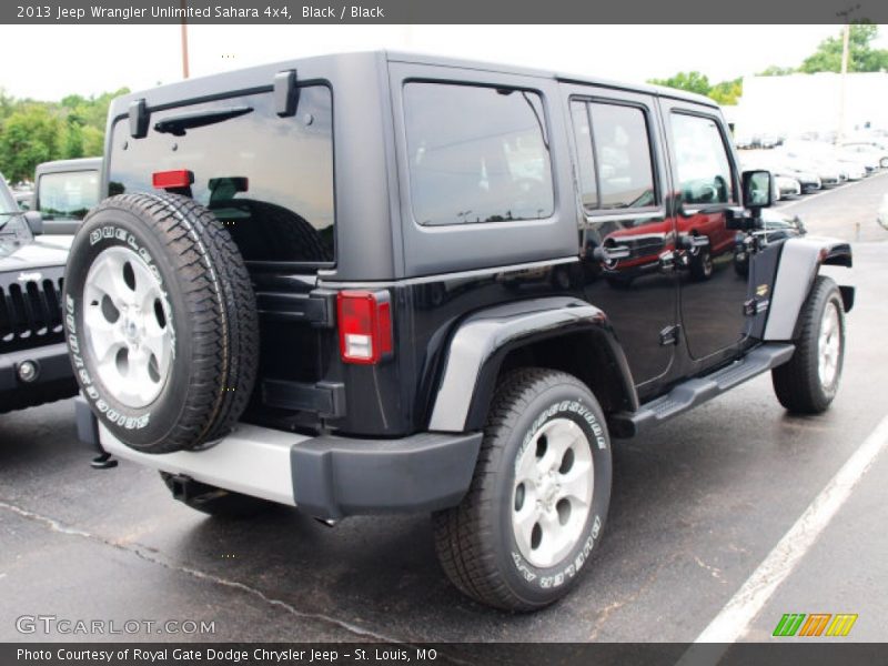 Black / Black 2013 Jeep Wrangler Unlimited Sahara 4x4
