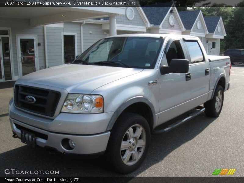 Silver Metallic / Black/Medium Flint 2007 Ford F150 FX4 SuperCrew 4x4