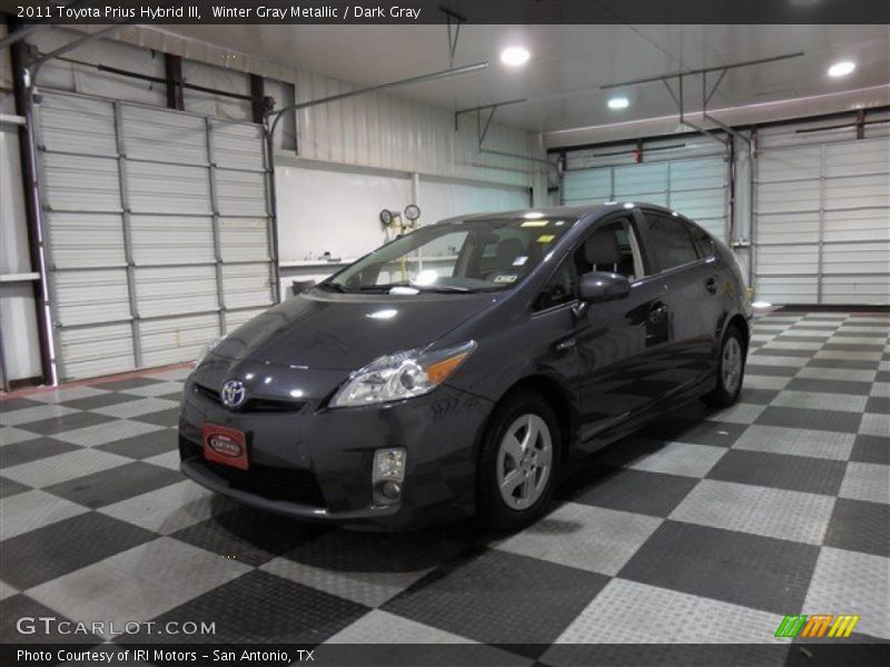 Winter Gray Metallic / Dark Gray 2011 Toyota Prius Hybrid III