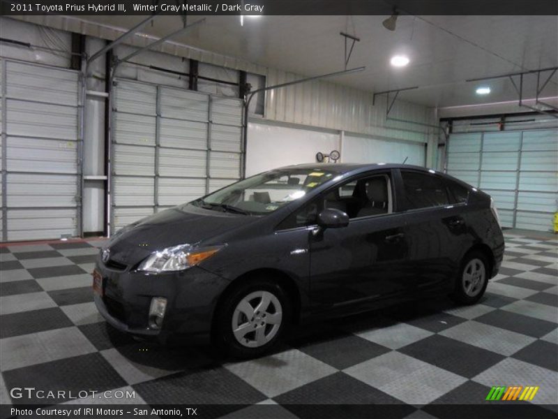 Winter Gray Metallic / Dark Gray 2011 Toyota Prius Hybrid III