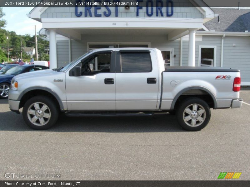 Silver Metallic / Black/Medium Flint 2007 Ford F150 FX4 SuperCrew 4x4