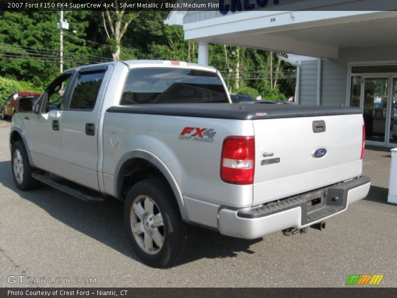 Silver Metallic / Black/Medium Flint 2007 Ford F150 FX4 SuperCrew 4x4