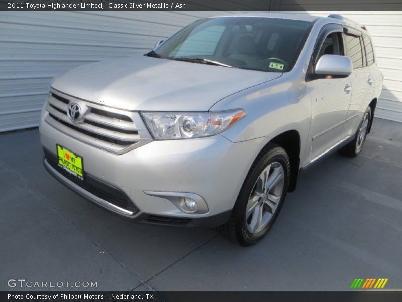 Classic Silver Metallic / Ash 2011 Toyota Highlander Limited