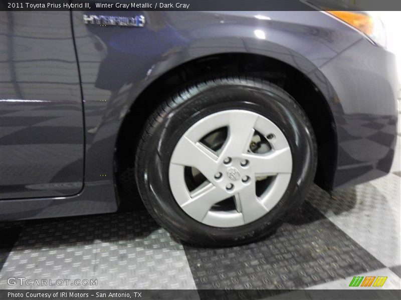 Winter Gray Metallic / Dark Gray 2011 Toyota Prius Hybrid III