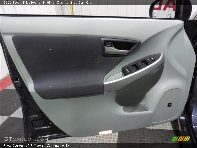 Winter Gray Metallic / Dark Gray 2011 Toyota Prius Hybrid III