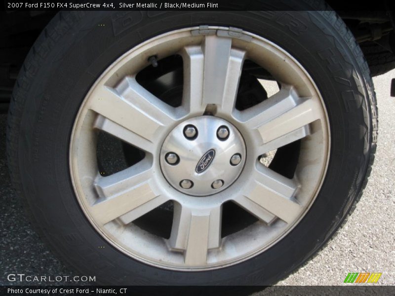 Silver Metallic / Black/Medium Flint 2007 Ford F150 FX4 SuperCrew 4x4
