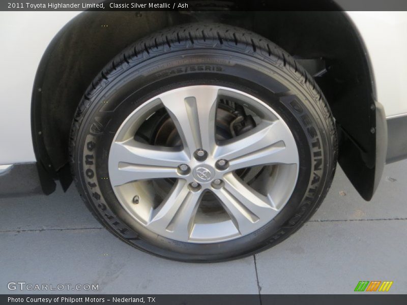 Classic Silver Metallic / Ash 2011 Toyota Highlander Limited