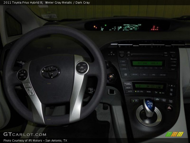 Winter Gray Metallic / Dark Gray 2011 Toyota Prius Hybrid III