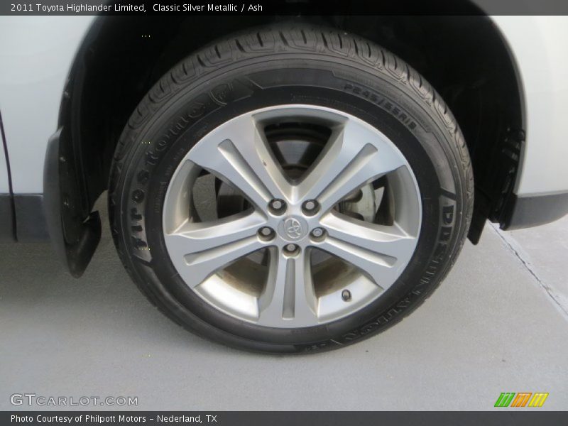 Classic Silver Metallic / Ash 2011 Toyota Highlander Limited