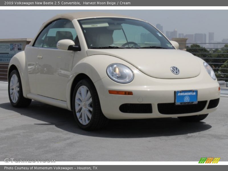 Harvest Moon Beige / Cream 2009 Volkswagen New Beetle 2.5 Convertible